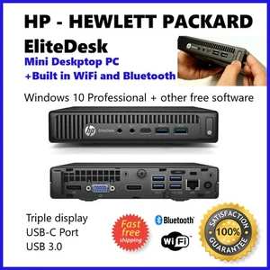 ^HP EliteDesk 800 G2Mini DesktopPC Core i5 i7 6700 3.4GHz 32GB RAM 2TB SSD Win10 - Picture 1 of 6