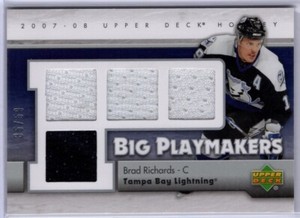 2007-08 Upper Deck Big Playmakers #BPBR Brad Richards 35/50 *S454