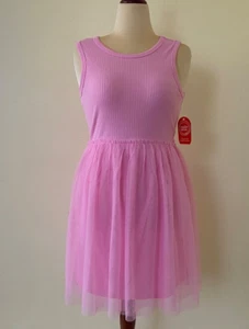 NWT Wonder Nation Girls Tank Tutu Pink Dress Size XXL (18) - Picture 1 of 8