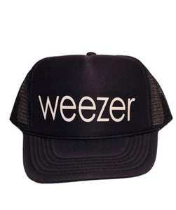 Weezer Snapback Meshback Trucker Navy Hat - Picture 1 of 1