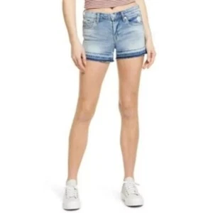 Blank NYC The Essex Release Hem Denim Shorts High Potential Größe 28 Neu mit Etikett - Bild 1 von 10