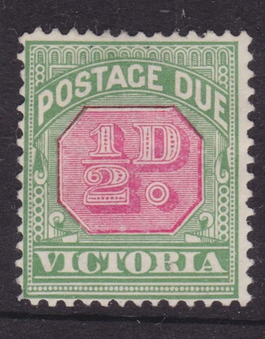 VICTORIA 1895-05 1/2d Green QV "POSTAGE DUE" MINT/NG (MF57R) Cover