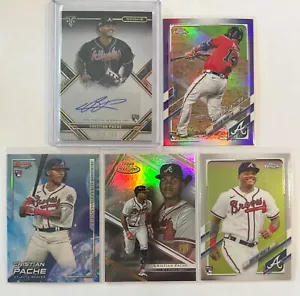2021 Topps Triple Threads RC Cristian Pache Auto /199 + Chrome Purple Gold Label - Picture 1 of 4