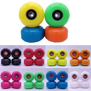 Smooth Cruising Experience with 4 Pcs 52x32mm Soft Longboard Skateboard Wheels - Picture 1 of 31