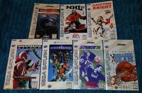 (Sega Saturn, 1997) Manual Only Bundle Booklet Lot of 7 Mortal Kombat 2 More