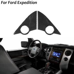 Panel interior de fibra de carbono real lateral pilar A para Ford Expedition 2007-14 - Imagen 1 de 9