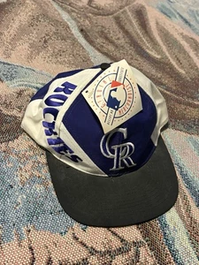 Vintage Colorado Rockies Drew Pearson Snapback Hat Cap Rare - Picture 1 of 5