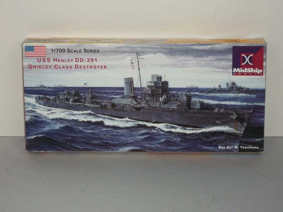 Destructor clase Gridley Midship escala 1/700 USS Henley DD-391 Foto 1 de 1