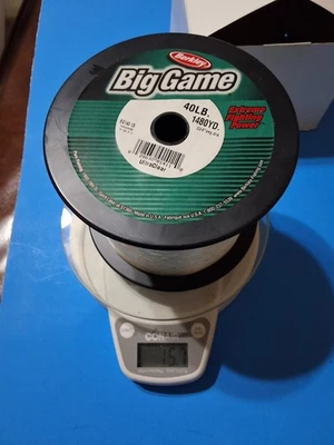 BERKLEY Trilene BIG GAME FISHING LINE 1lb. SPOOL ULTRA CLEAR BG140-15 IN BOX - Image 1 of 4