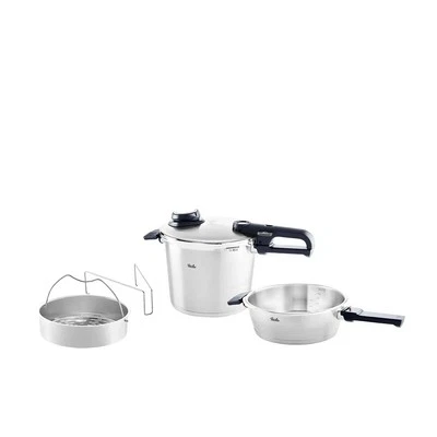 Fissler Vitavit Premium Set padella a pressione 2,5 L + pentola a pressione 6... - Immagine 1 di 4