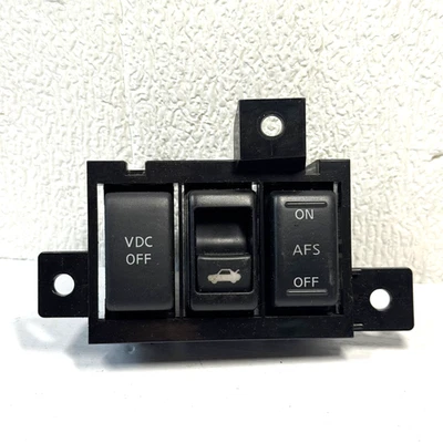 2009 - 2013 INFINITI G37 TRACTION TRUNK PDC COTROL SWITCH PANEL  OEM L13242AA600 Foto 1 de 4