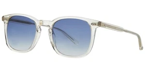 Garrett Leight Ruskin Sonnenbrille transparent abgerundet eckig 2106 48 BIO GLBIO MG - Bild 1 von 3