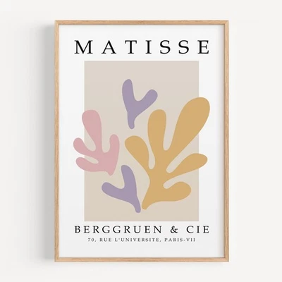 Matisse Retro Vintage Museum Art Poster Print A66_ - Image 1 of 4