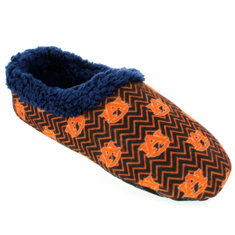 Auburn Tigers Comfy Feet Chevron Slip On Slippers Cover