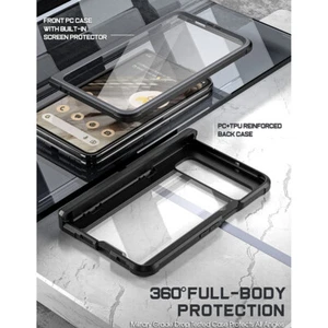 For Google Pixel Fold Case Shockproof Rugged Hybrid Back Protector Cover Black - Picture 1 of 6