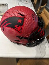 Mac Jones NE Patriots Signed Hydro Dipped Full Size Authentic Helmet BAS 1/1