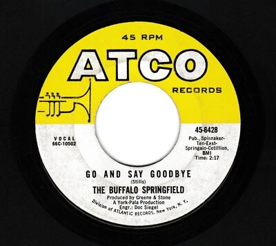 BUFFALO SPRINGFIELD  LOT OF 2 45'S  BLUEBIRD & GO AND SAY GOODBYE - Image 1 of 2