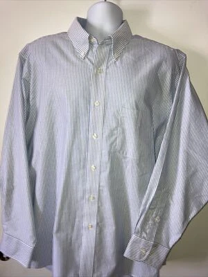 CHAPS MEN'S LONG SLEEVE STRIPED CLASSIC FIT DRESS SHIRT - SIZE 34/35 - - Image 1 of 4