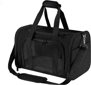 Soft-Sided Kennel Pet Carrier for Small Dogs, Cats, Puppy - Picture 1 of 7