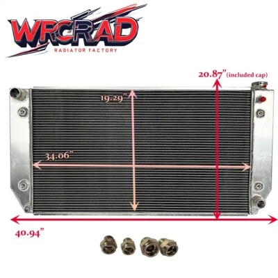 For 1988-2000 1998 1996 97 Chevy GMC 2500 3500 Pickup Truck 7.4L 454 V8 Radiator - Image 1 of 4