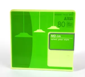 AXIA im Select-Your-Style 80 min Minidisco MD Verde 2003 Raro Design - Foto 1 di 3