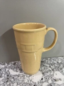 LONGABERGER KERAMIK GLASIERT GEWEBT TRADITIONEN BUTTERNUSS REISEBECHER OHNE DECKEL! - Bild 1 von 9