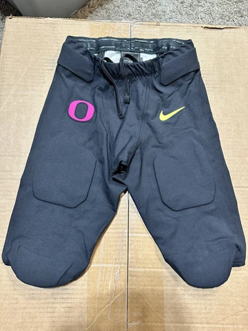 Oregon Ducks 2020 Breast Cancer Nike Football Pants team issued Game PE Padded Cover