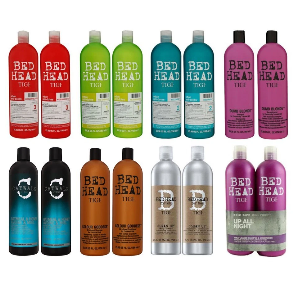 Tigi Bed Head Tween Set 750 ml Shampoo & 750 ml Conditioner verschiedene Sorten - Bild 1 von 2
