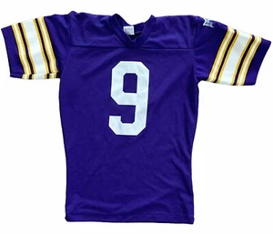 Vtg Rawlings MINNESOTA VIKINGS #9 Tommy Kramer NFL Football Jersey Mens Small  - Picture 1 of 5