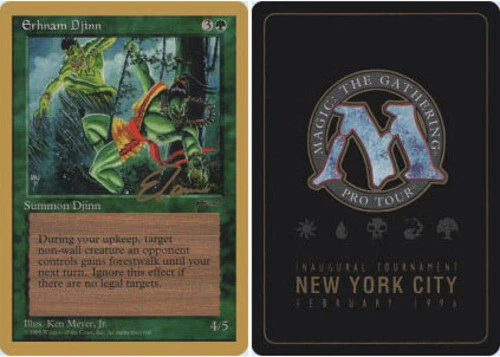 Erhnam Djinn - Eric Tam - 1996 ~ Heavily Played Pro Tour B MTG Magic UltimateMTG - Image 1 of 1