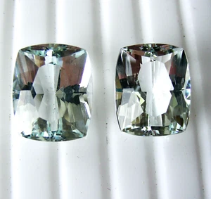 24,89 ct! PAREJA AGUAMARINA A JUEGO NATURAL FACETADA POR EXPERTOS + CERTIFICADO DISPONIBLE - Imagen 1 de 1