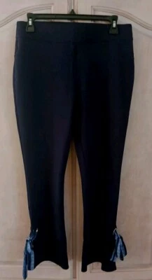 INVESTMENTS SLIM FACTOR 海军蓝 Pullon 踝裤 尺寸 M/8-10 — 第 1/4 张图片