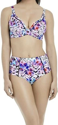 Conjunto de bikini Fantasie Malundi talla 34DD M convertible sujetador cintura alta calzoncillo Foto 1 de 4