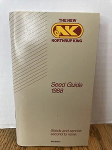 Vintage 1988 Northrup King Seed Corn Buyers Guide Central US NK Advertising Book - Picture 1 of 5