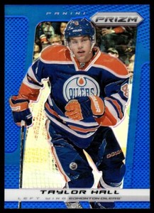 2013-14 Panini Prizm Prizms Blue Taylor Hall Edmonton Oilers #140