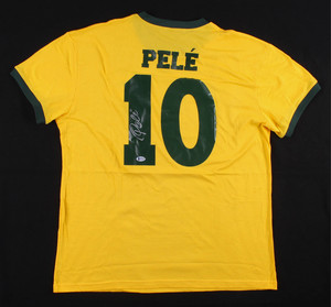 pele signed shirt price
