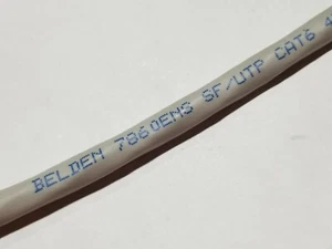 Cable de red Belden 7860ENS 23/4P blindado unido par CAT6 SF/UTP LSZH gris - Imagen 1 de 11