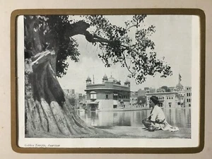 India Vintage Sikh Print GOLDEN TEMPLE , AMRITSAR 7in x 5in (11955) - Picture 1 of 6