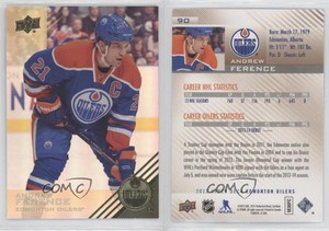 2013-14 Upper Deck Edmonton Oilers Rainbow Foil Andrew Ference #90