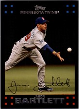 2007 Topps Minnesota Twins Baseball Card #569 Jason Bartlett