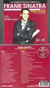FRANK SINATRA-1950s STEREO SINGLES COLLECTION-ALL HIS CHART HITS-2 CDs-56 CUTS - Picture 1 of 2