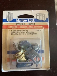 MAILBOX LOCK 5 cam style with slip NEW! S-4634 PLPCI - Picture 1 of 2