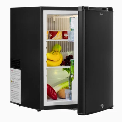 Smad 53l Frigo Caravane 12V 220V Bidirectionnel Frigo Van Loisirs Camping Noir - Photo 1/4