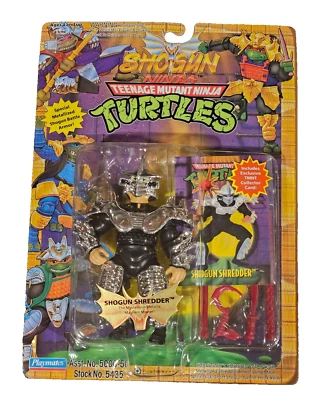 Shogun Shredder - Vintage 1994 TMNT Teenage Mutant Ninja Turtles MOC NEW RED - Image 1 of 4