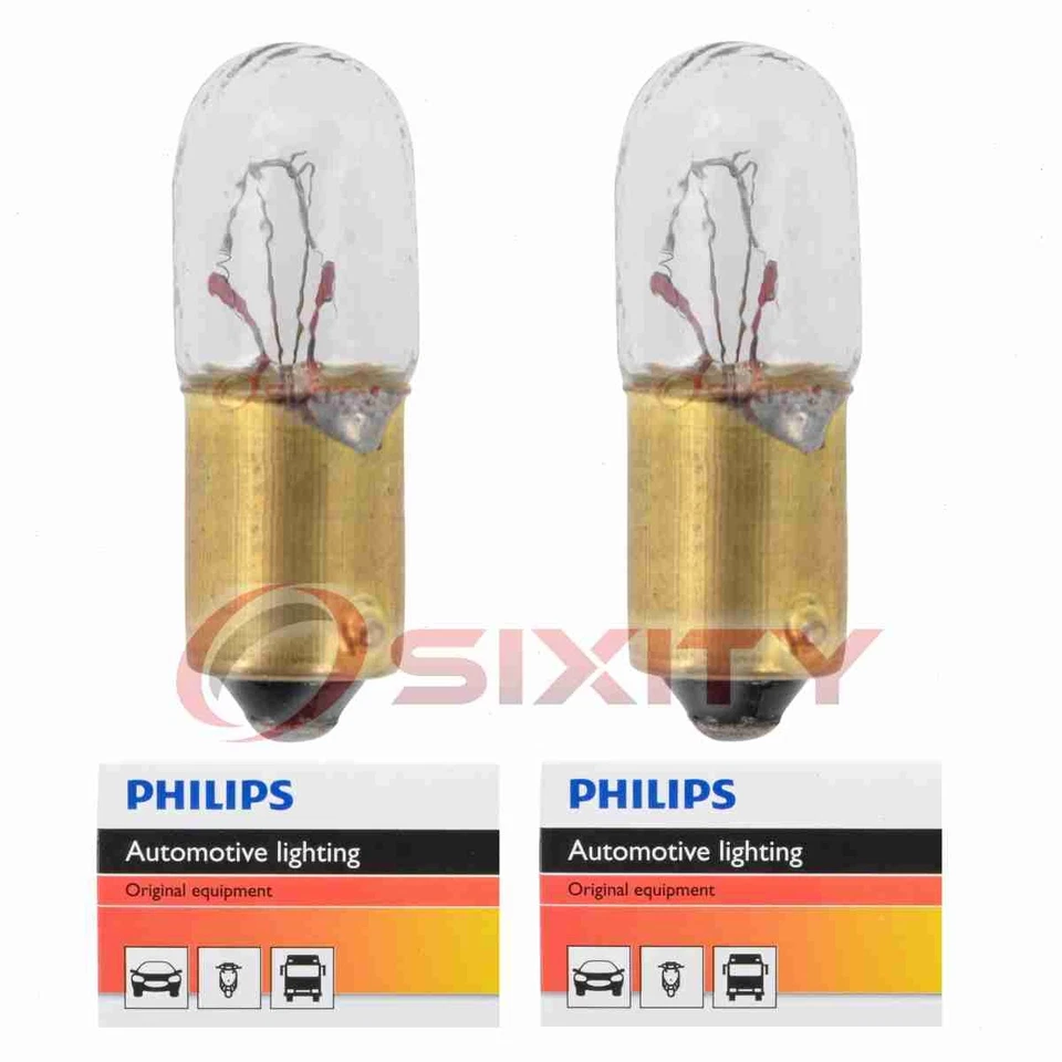 2 pc Philips Rear Side Marker Light Bulbs for Pontiac Beaumont Bonneville ff - Image 1 of 4