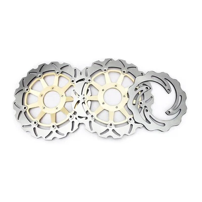 Front Rear Brake Rotors For DUCATI 848 EVO 2011-2013 MONSTER 1000 S4R 2007-2008 - Изображение 1 из 4