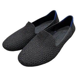 ROTHY'S The Loafer Womens Size 8 Black Flexible Flat Round Toe Slip On Shoes - Picture 1 of 6