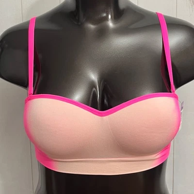 Sujetador Balconette Inalámbrico Multivía No Boundaries XL Tejido Moldeado Rosa Nuevo con Etiquetas Foto 1 de 4