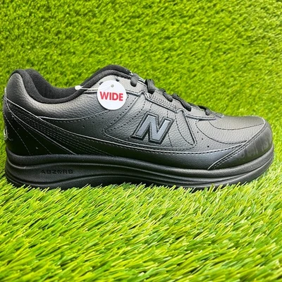 New Balance 577 V1 女式 9EE 码三黑色跑步步行鞋运动鞋 — 第 1/4 张图片