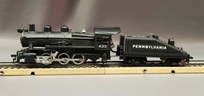 Модель паровоза и тендера поезда Gilbert HO 433 Pennsylvania очень хорошее состояние - Изображение 1 из 4